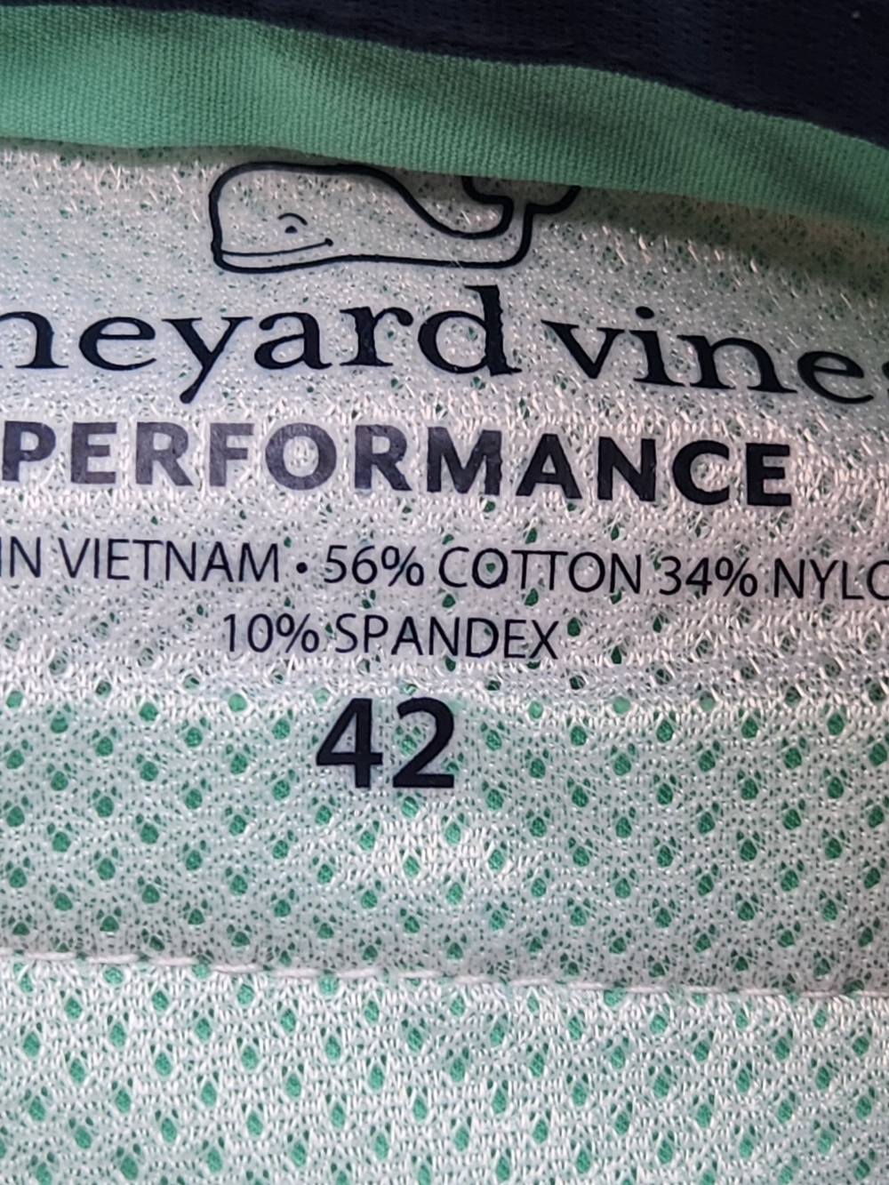 Vineyard Vines Mint Green Performance Breaker Shorts 42W Inseam 7" - Picture 5 of 8